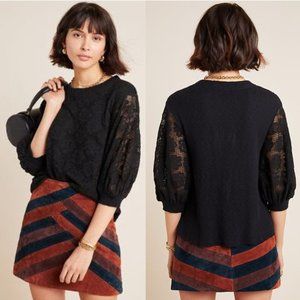 Anthropologie Vivian Lace Top